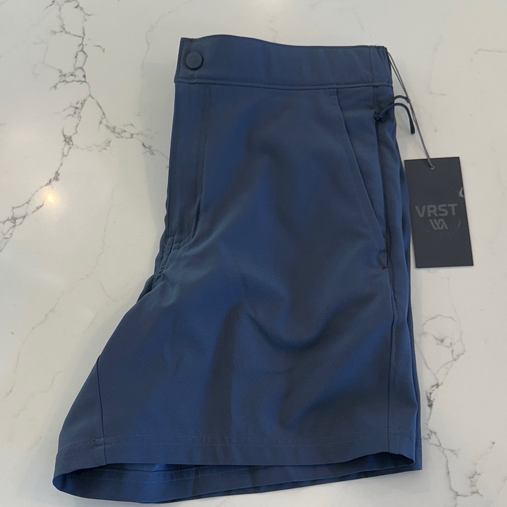 VRST Men’s Athletic Shorts — Deep Navy Performance